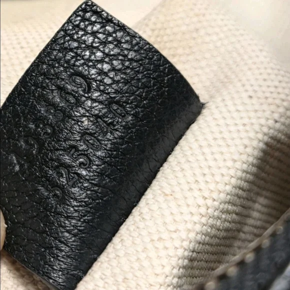 GUCCI LARGE Printed (Unisex) Black Leather Belt / Waist Bag with COA - Picture 13 of 15